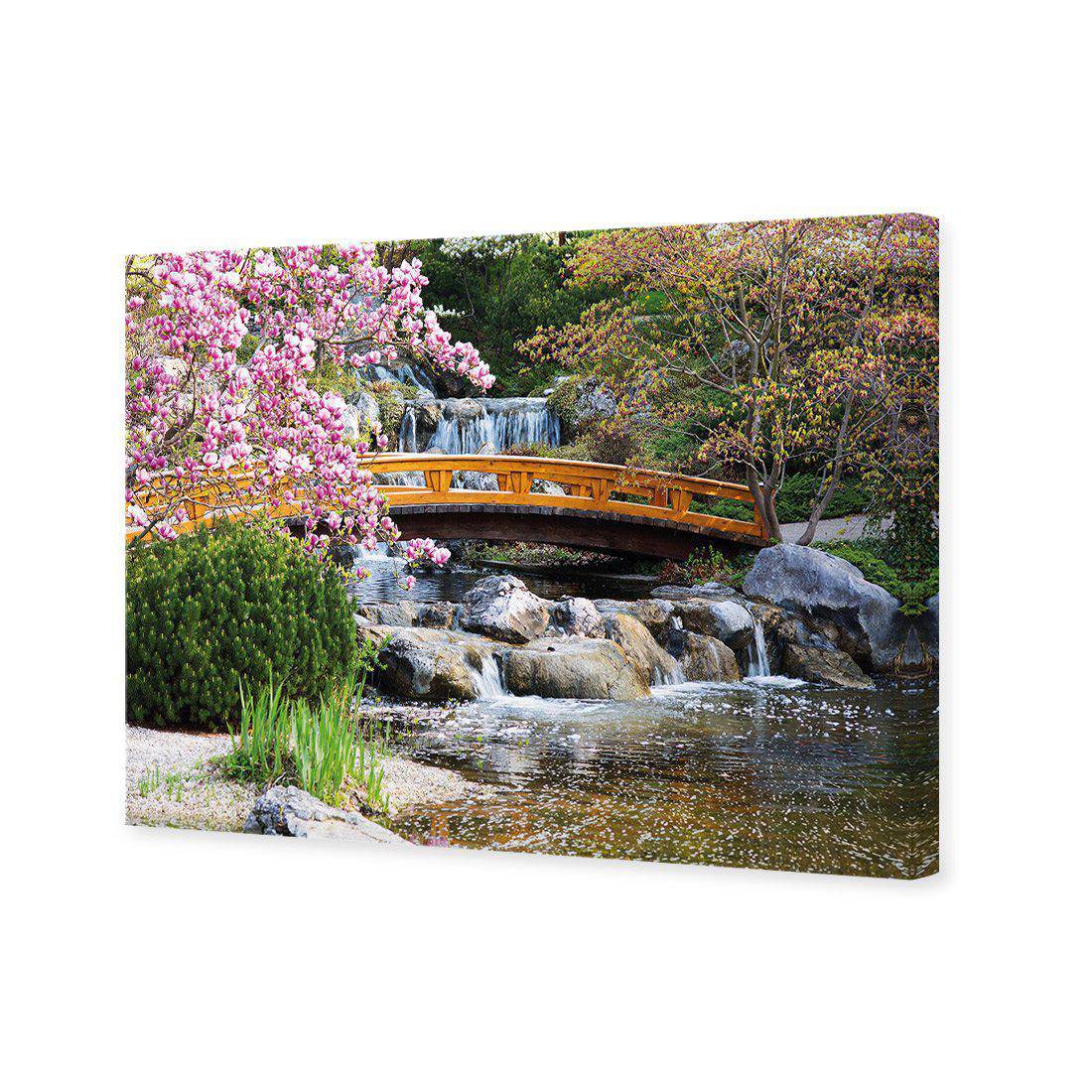 Magnolia Garden Bridge Canvas Art-Canvas-Wall Art Designs-45x30cm-Canvas - No Frame-Wall Art Designs