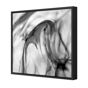 Smoke And Mirrors, B&W | Standard Canvas | Floating Frame | Black