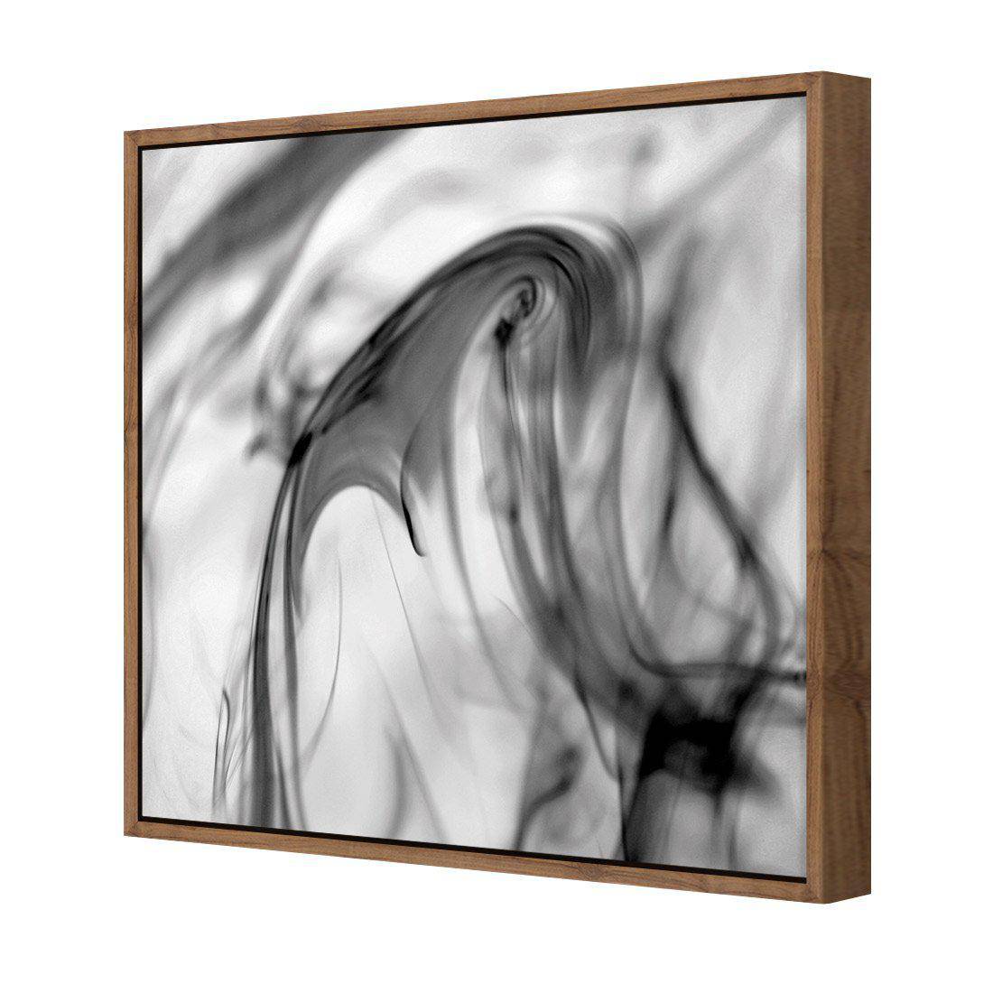 Smoke And Mirrors, B&W Canvas Art-Canvas-Wall Art Designs-30x30cm-Canvas - Natural Frame-Wall Art Designs