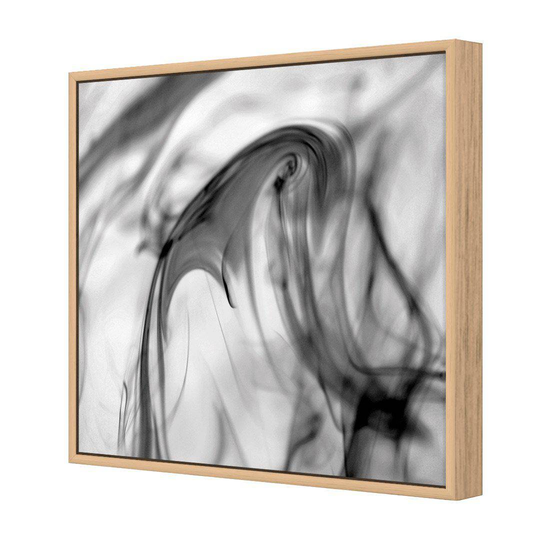 Smoke And Mirrors, B&W Canvas Art-Canvas-Wall Art Designs-30x30cm-Canvas - Oak Frame-Wall Art Designs
