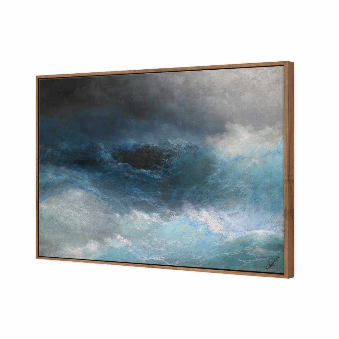 Tempest - Ivan Aivazovsky Canvas Art-Canvas-Wall Art Designs-45x30cm-Canvas - Natural Frame-Wall Art Designs
