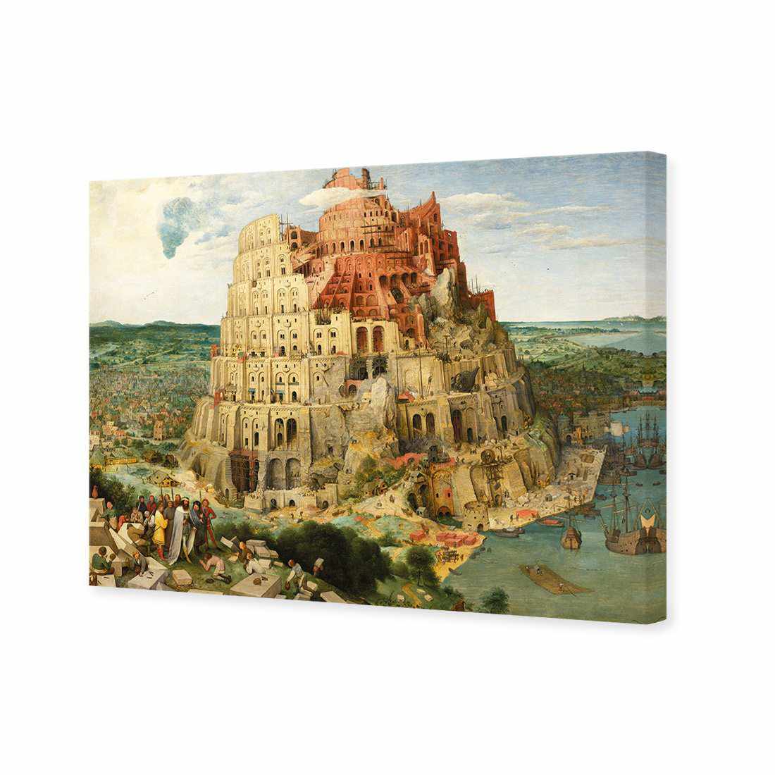 Tower Of Babel - Pieter Bruegel The Elder Canvas Art-Canvas-Wall Art Designs-45x30cm-Canvas - No Frame-Wall Art Designs