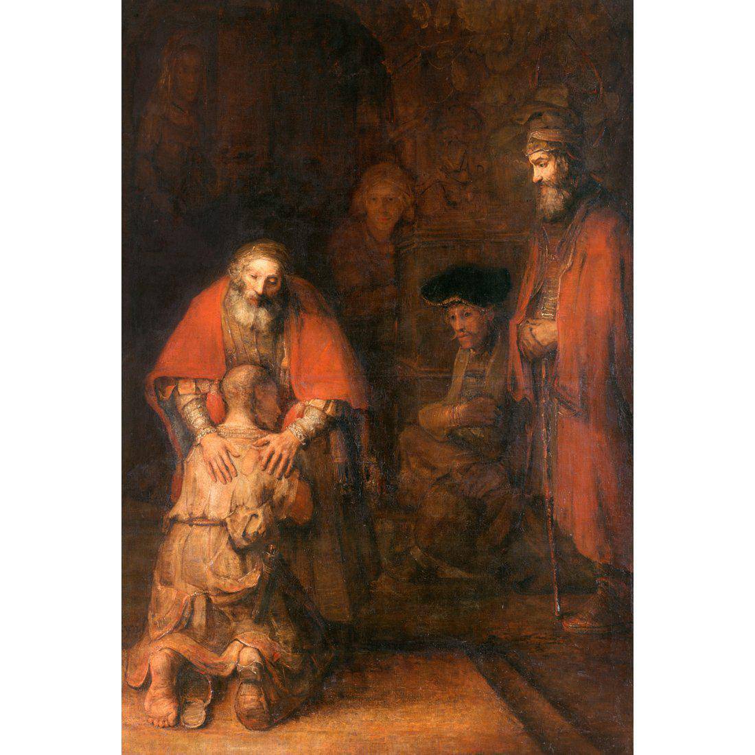 Return Of The Prodigal Son - Rembrandt Canvas Art-Canvas-Wall Art Designs-45x30cm-Canvas - No Frame-Wall Art Designs