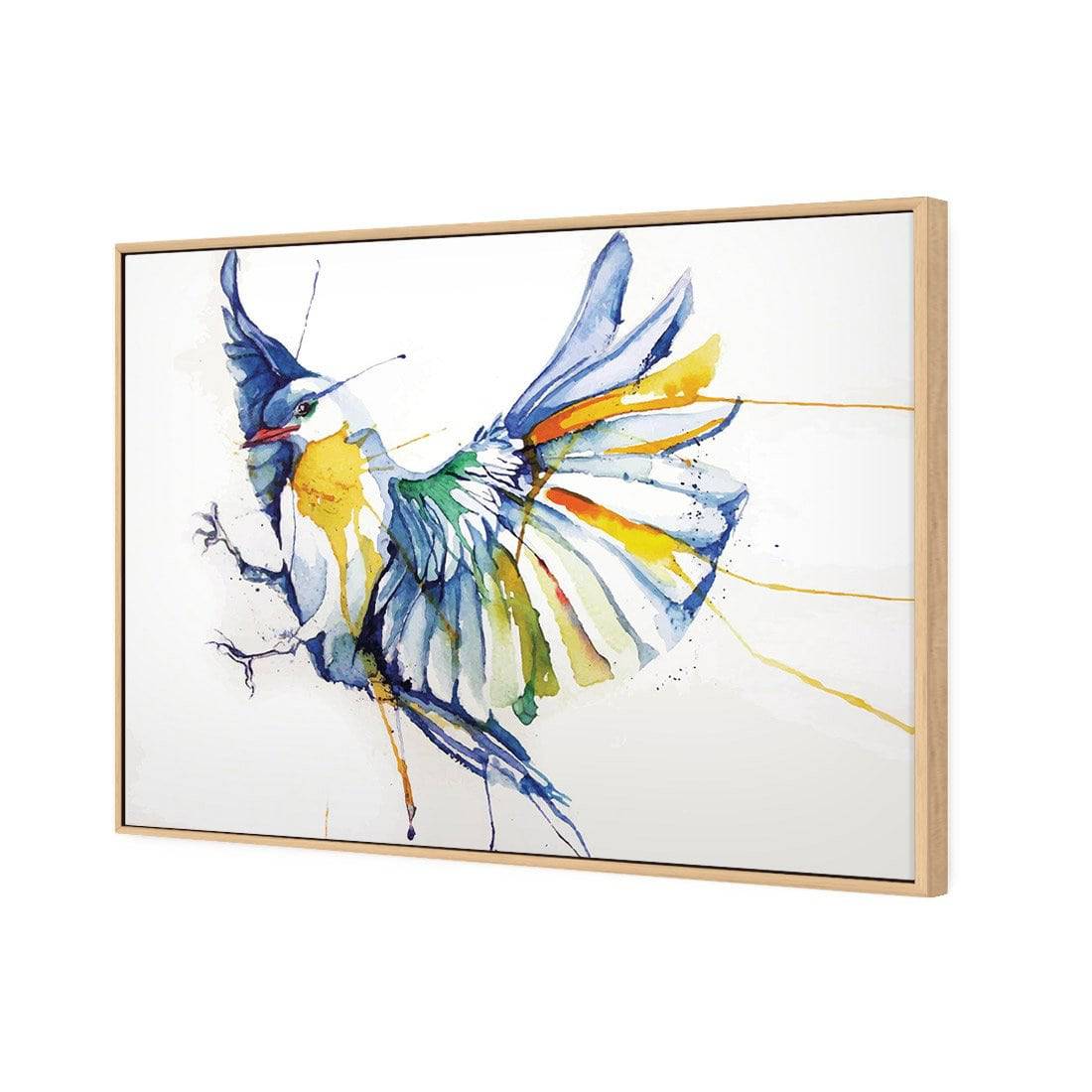 Watercolour Bird Canvas Art-Canvas-Wall Art Designs-45x30cm-Canvas - Oak Frame-Wall Art Designs