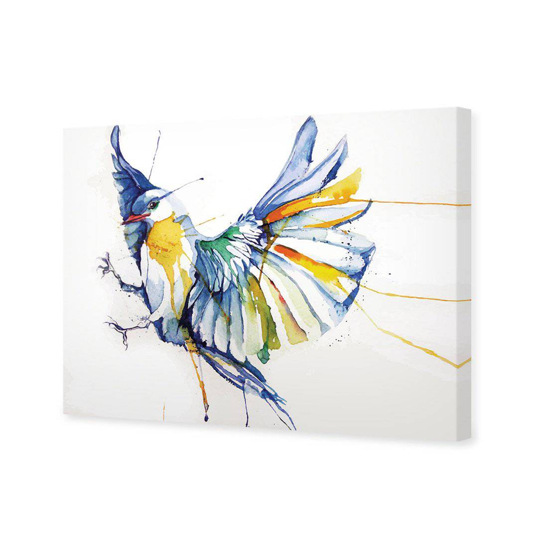 Watercolour Bird Canvas Art-Canvas-Wall Art Designs-45x30cm-Canvas - No Frame-Wall Art Designs