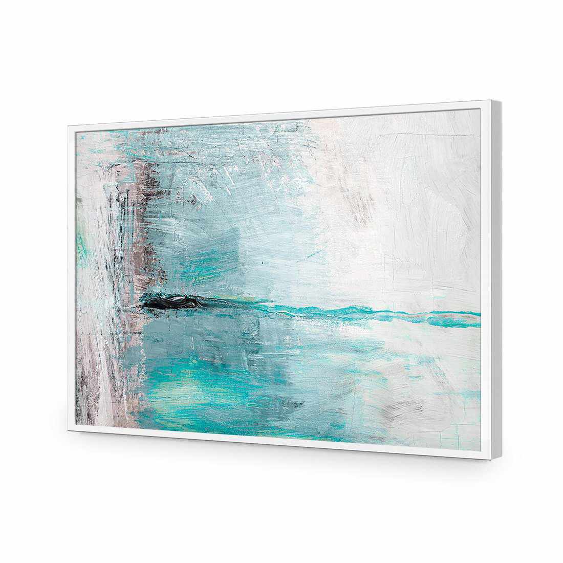 Painting The Sky | Standard Acrylic | Flat Frame No Border | White