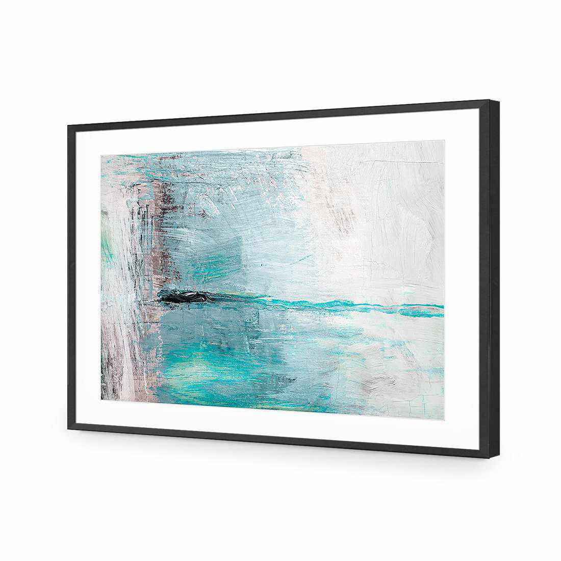 Painting The Sky-Acrylic-Wall Art Design-With Border-Acrylic - Black Frame-45x30cm-Wall Art Designs