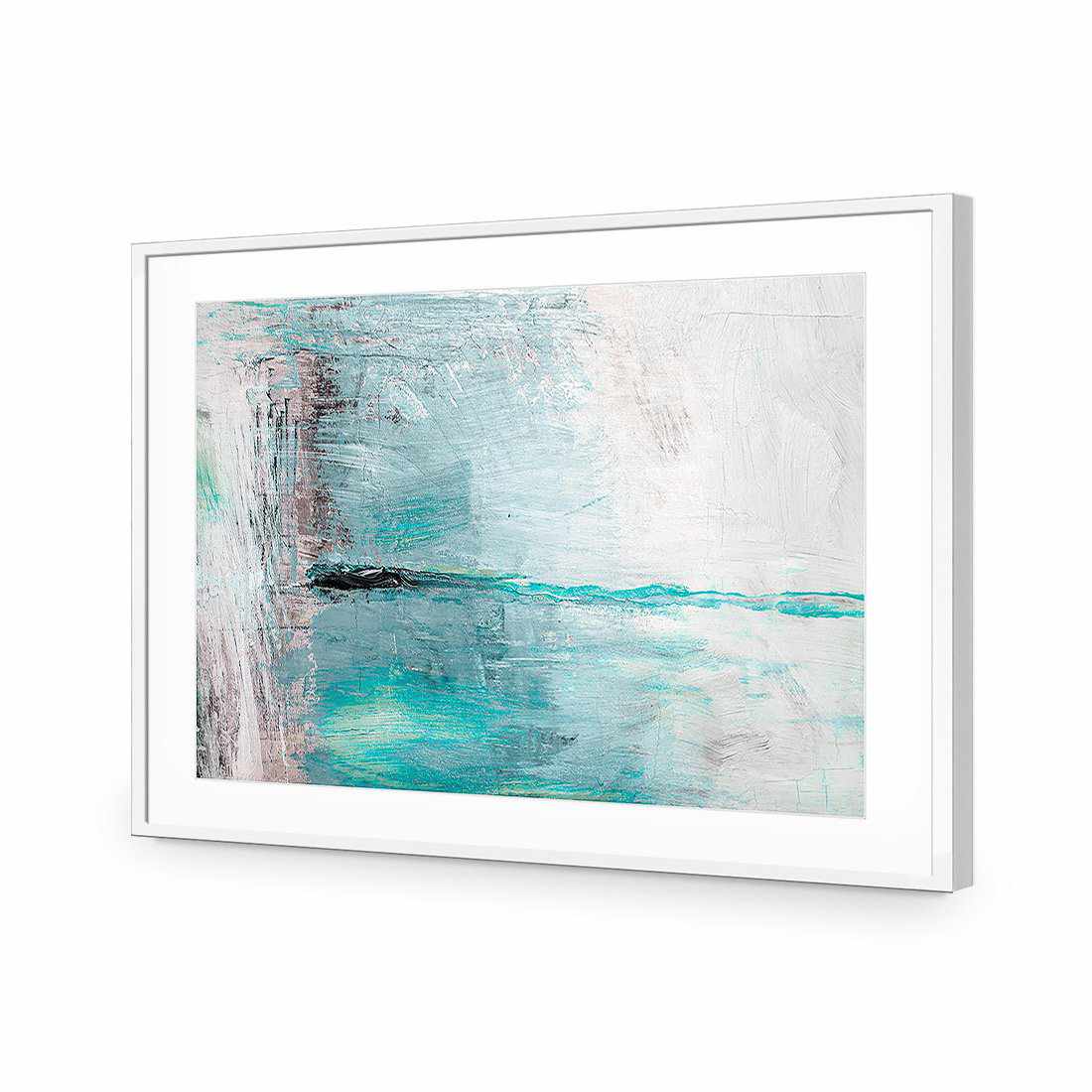 Painting The Sky-Acrylic-Wall Art Design-With Border-Acrylic - White Frame-45x30cm-Wall Art Designs