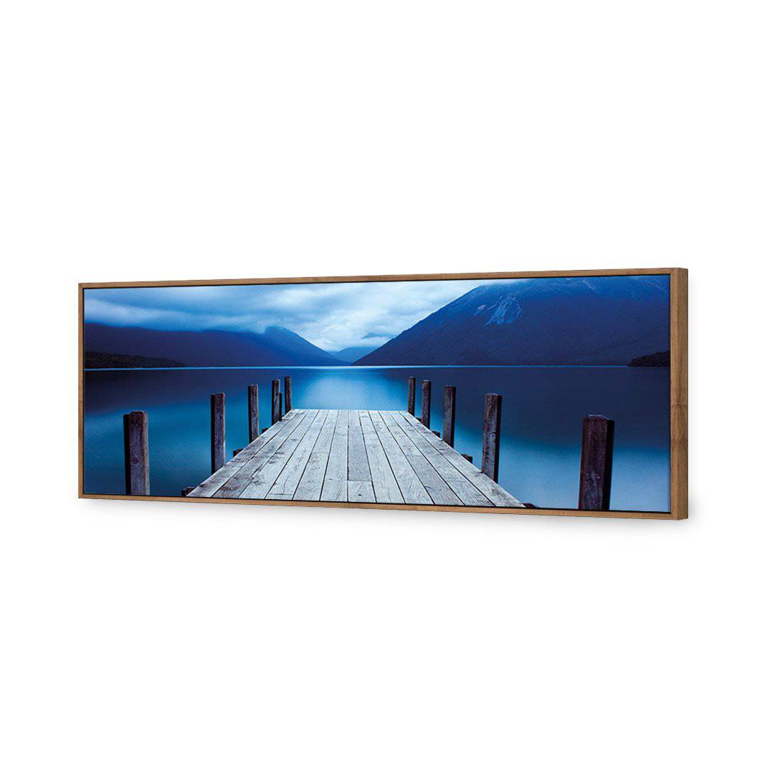 Tranquil Jetty Canvas Art-Canvas-Wall Art Designs-60x20cm-Canvas - Natural Frame-Wall Art Designs