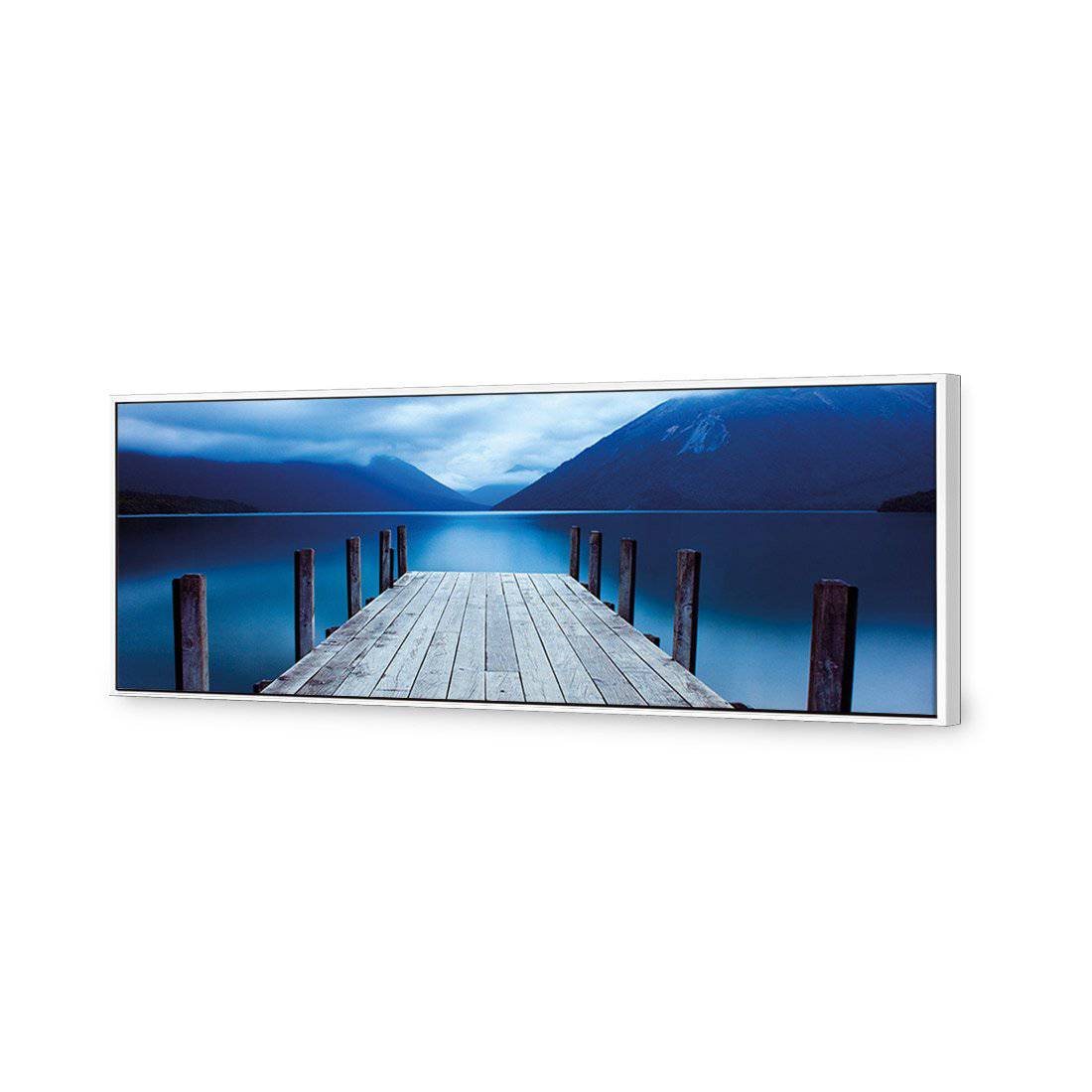 Tranquil Jetty Canvas Art-Canvas-Wall Art Designs-60x20cm-Canvas - White Frame-Wall Art Designs