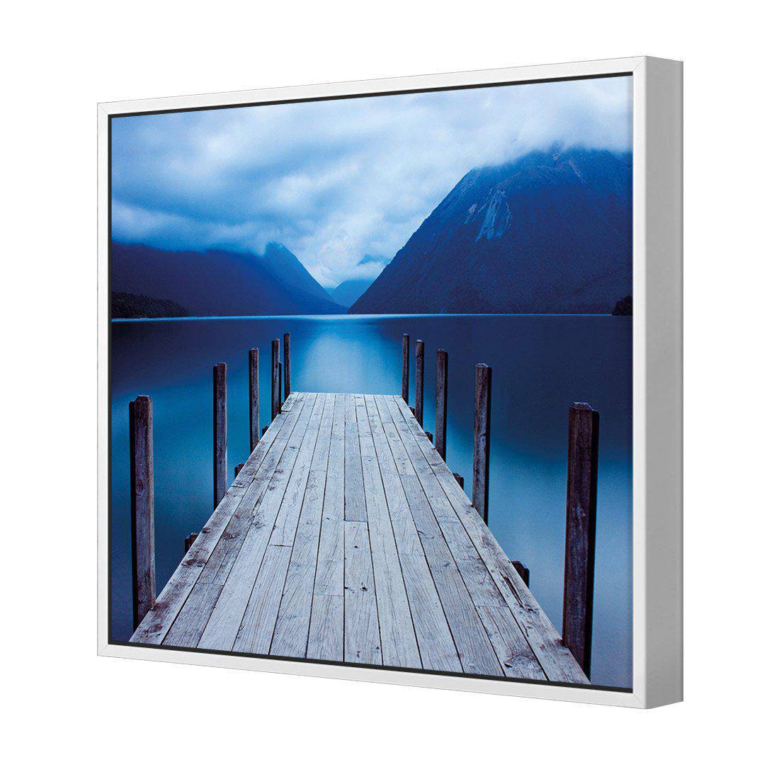 Tranquil Jetty Canvas Art-Canvas-Wall Art Designs-30x30cm-Canvas - White Frame-Wall Art Designs