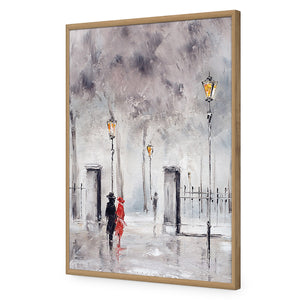 Romantic Park | Classic Acrylic | Flat Frame No Border | Oak