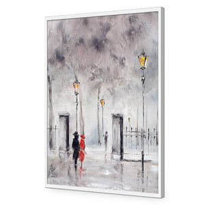 Romantic Park | Classic Acrylic | Flat Frame No Border | White