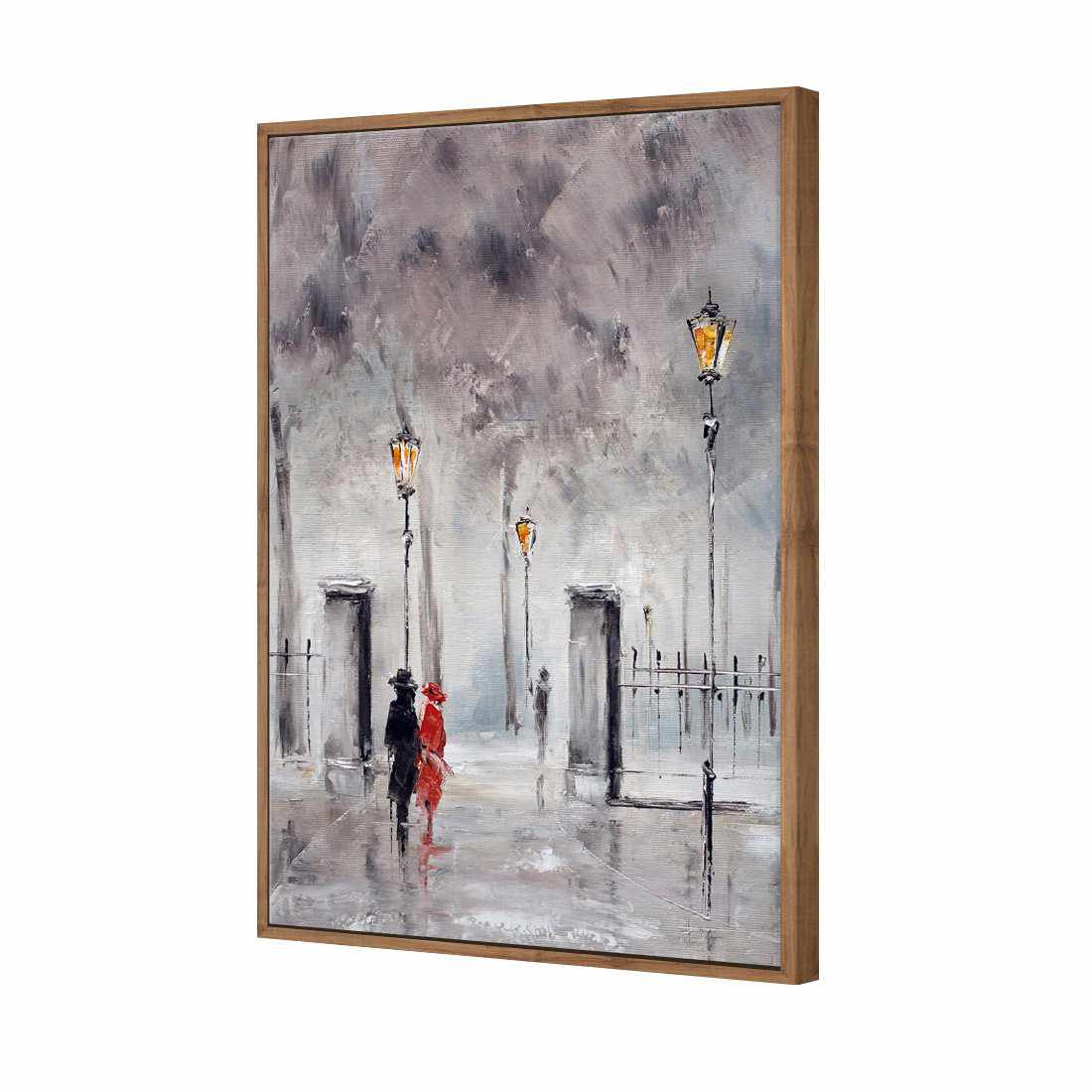 Romantic Park | Classic Canvas | Floating Frame | Natural