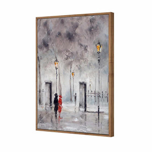 Romantic Park | Classic Canvas | Floating Frame | Natural