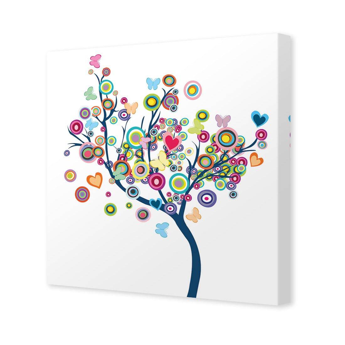 Bubblegum Tree Canvas Art-Canvas-Wall Art Designs-30x30cm-Canvas - No Frame-Wall Art Designs