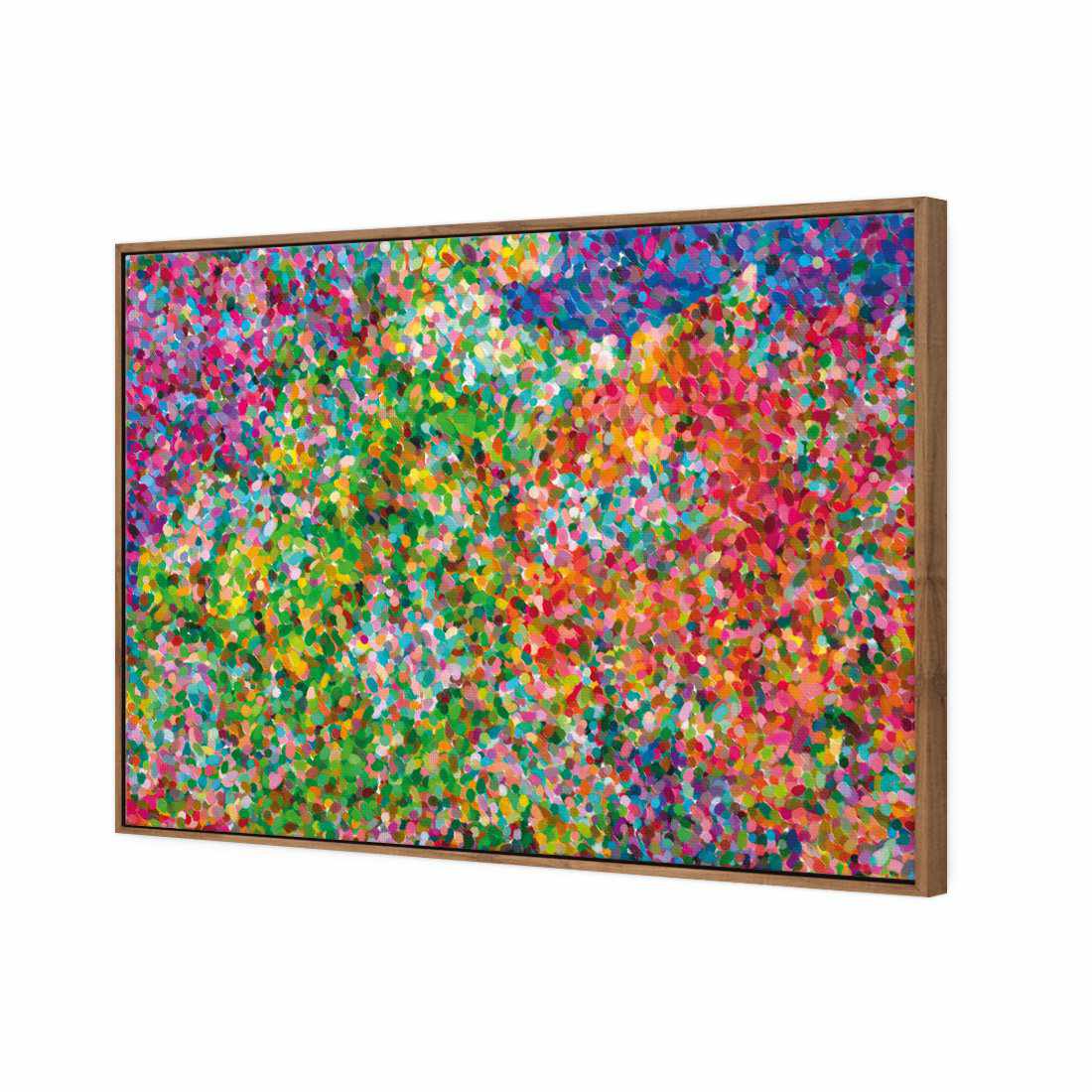 Pointillism Canvas Art-Canvas-Wall Art Designs-45x30cm-Canvas - Natural Frame-Wall Art Designs