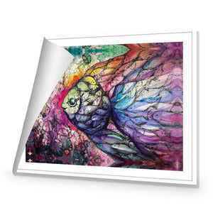 Scribblefish | Standard Canvas | No Frame | Rolled Canvas