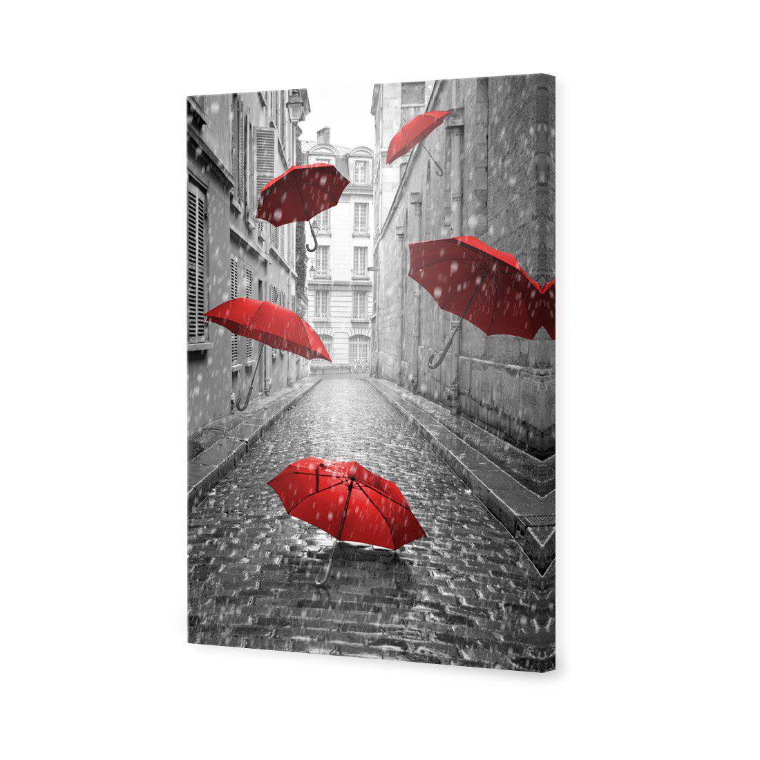 Raining Umbrellas Canvas Art-Canvas-Wall Art Designs-45x30cm-Canvas - No Frame-Wall Art Designs