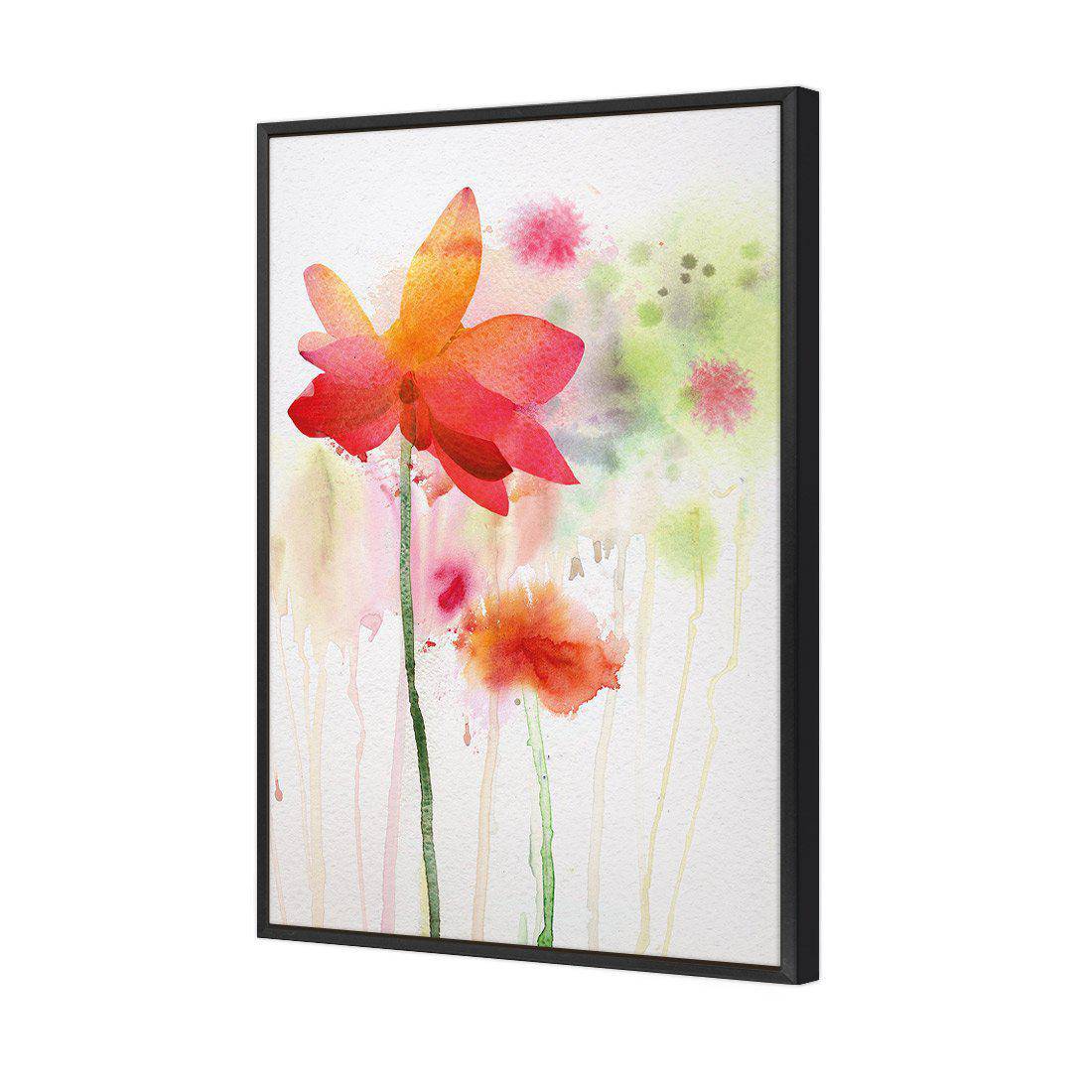 Spring Rain Canvas Art-Canvas-Wall Art Designs-45x30cm-Canvas - Black Frame-Wall Art Designs