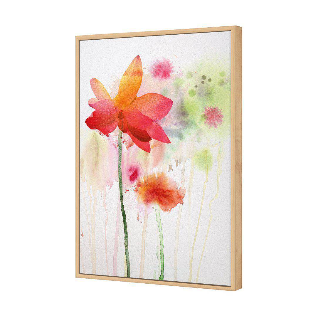 Spring Rain Canvas Art-Canvas-Wall Art Designs-45x30cm-Canvas - Oak Frame-Wall Art Designs