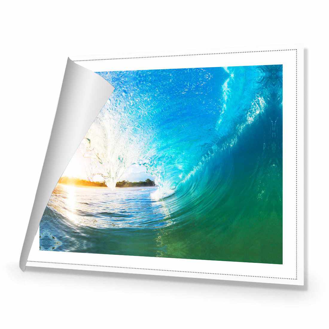Surfing Dream Sunset | Classic Canvas | No Frame | Rolled Canvas