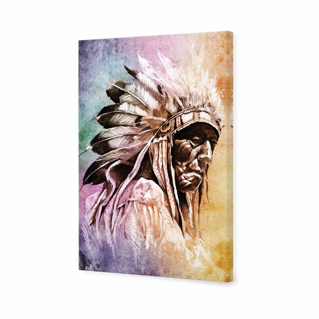 Rainbow Chief Canvas Art-Canvas-Wall Art Designs-45x30cm-Canvas - No Frame-Wall Art Designs