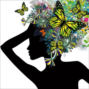 Silhouette Of Butterflies