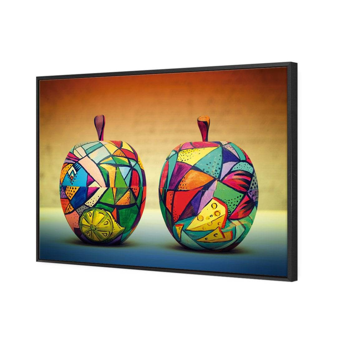 Forbidden Fruit Canvas Art-Canvas-Wall Art Designs-45x30cm-Canvas - Black Frame-Wall Art Designs