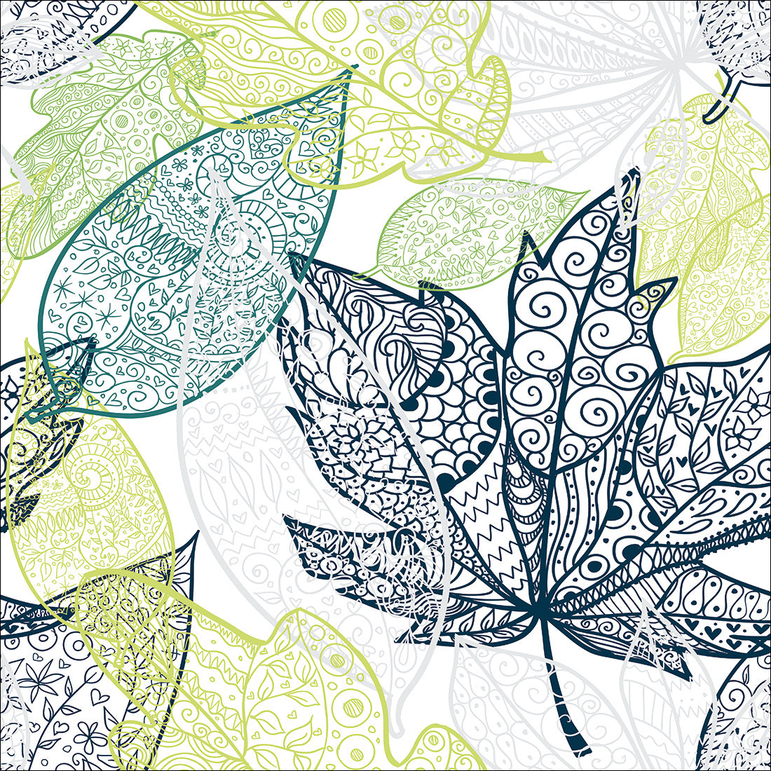 Winter Filigree, Square