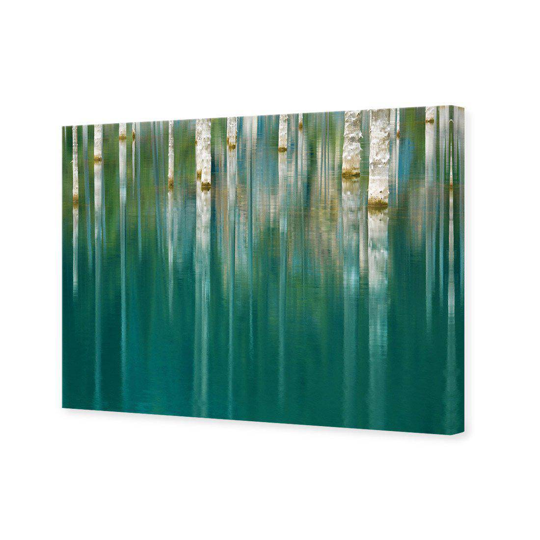 Ghostly Forest Reflections Canvas Art-Canvas-Wall Art Designs-45x30cm-Canvas - No Frame-Wall Art Designs