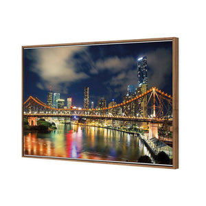 Story Bridge 2015, Rectangle | Standard Canvas | Floating Frame | Natural