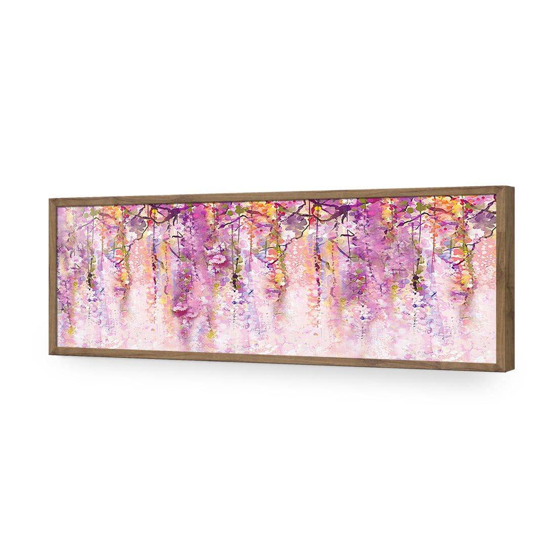 Lilac Dream, Long-Acrylic-Wall Art Design-Without Border-Acrylic - Natural Frame-60x20cm-Wall Art Designs