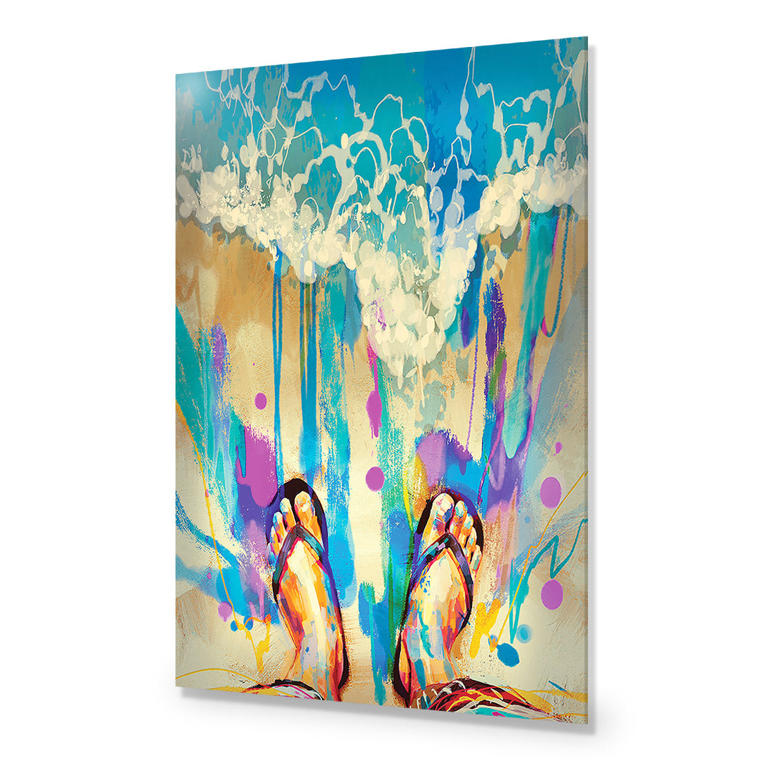 Thongs Afoot | Standard Acrylic | No Frame No Border