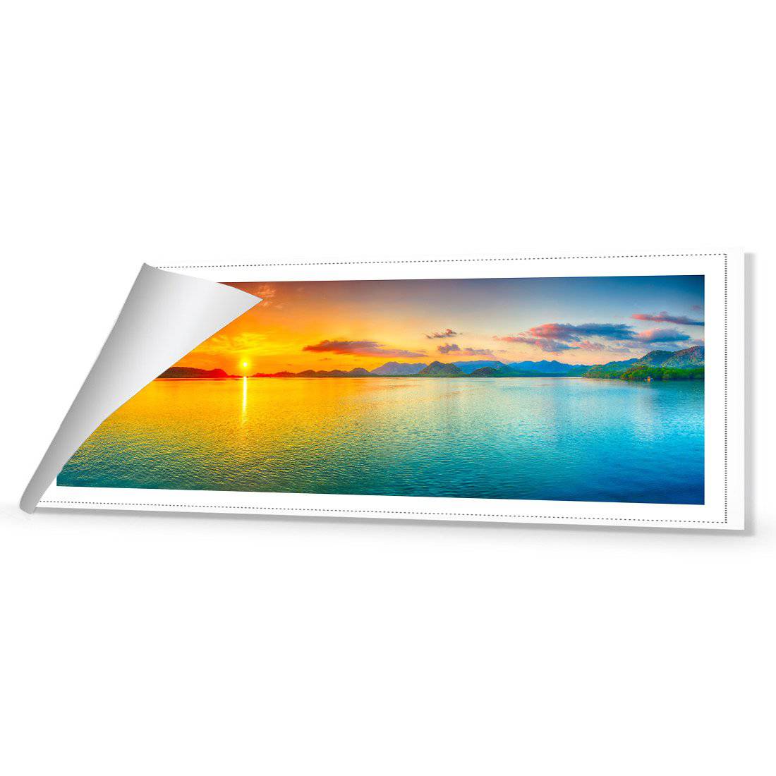 Sunset Perfection Canvas Art-Canvas-Wall Art Designs-60x20cm-Rolled Canvas-Wall Art Designs
