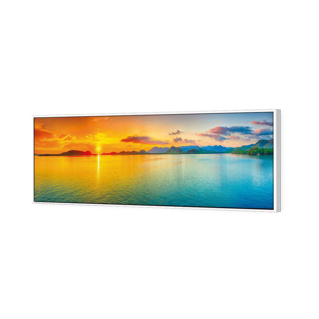 Sunset Perfection Canvas Art-Canvas-Wall Art Designs-60x20cm-Canvas - White Frame-Wall Art Designs