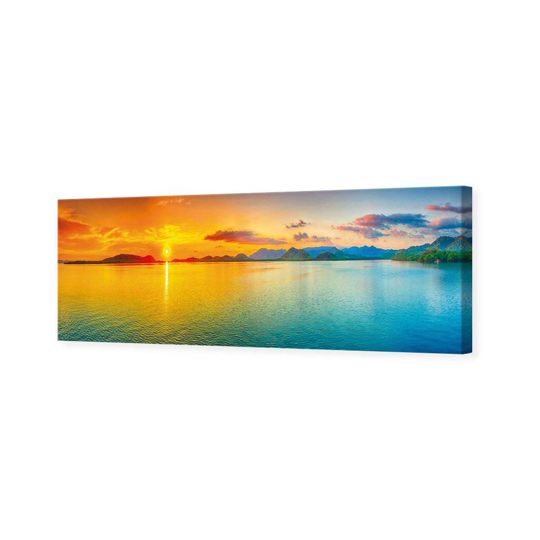 Sunset Perfection Canvas Art-Canvas-Wall Art Designs-60x20cm-Canvas - No Frame-Wall Art Designs