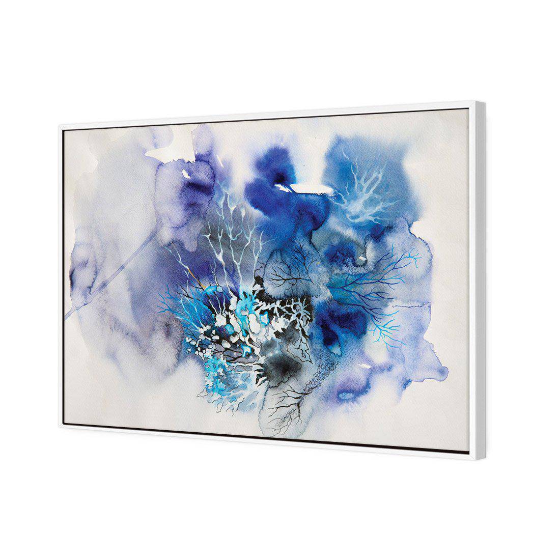 Veins Of Life Blue Canvas Art-Canvas-Wall Art Designs-45x30cm-Canvas - White Frame-Wall Art Designs