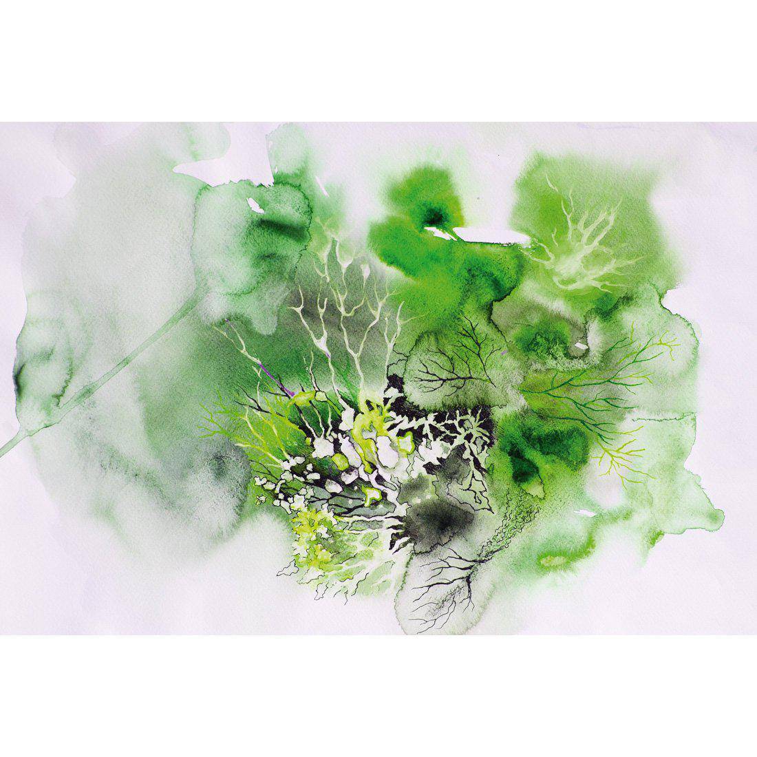 Veins Of Life Green Canvas Art-Canvas-Wall Art Designs-45x30cm-Canvas - No Frame-Wall Art Designs