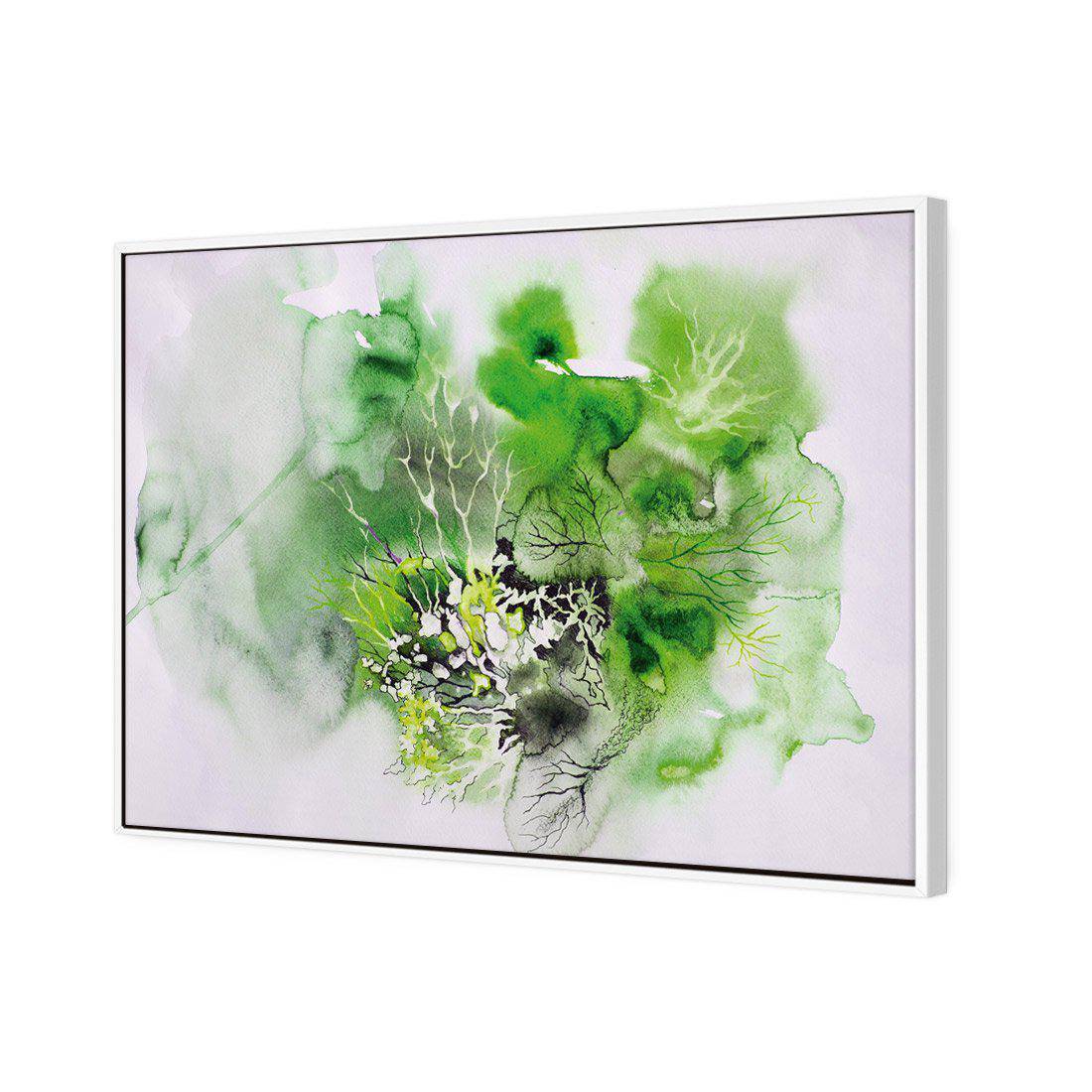 Veins Of Life Green Canvas Art-Canvas-Wall Art Designs-45x30cm-Canvas - White Frame-Wall Art Designs