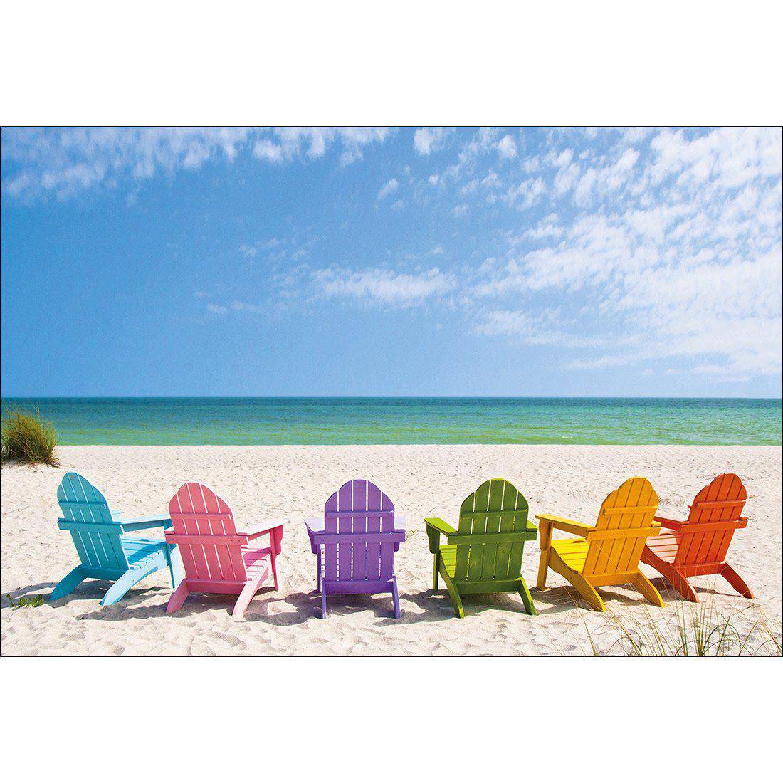 Pastel Chairs Canvas Art-Canvas-Wall Art Designs-45x30cm-Canvas - No Frame-Wall Art Designs