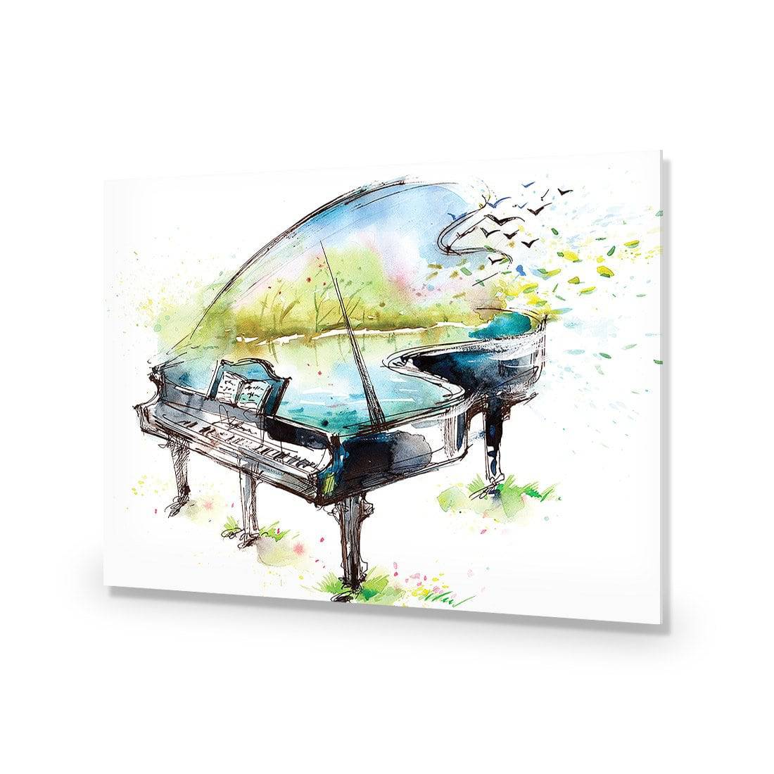 Watercolour Piano-Acrylic-Wall Art Design-Without Border-Acrylic - No Frame-45x30cm-Wall Art Designs