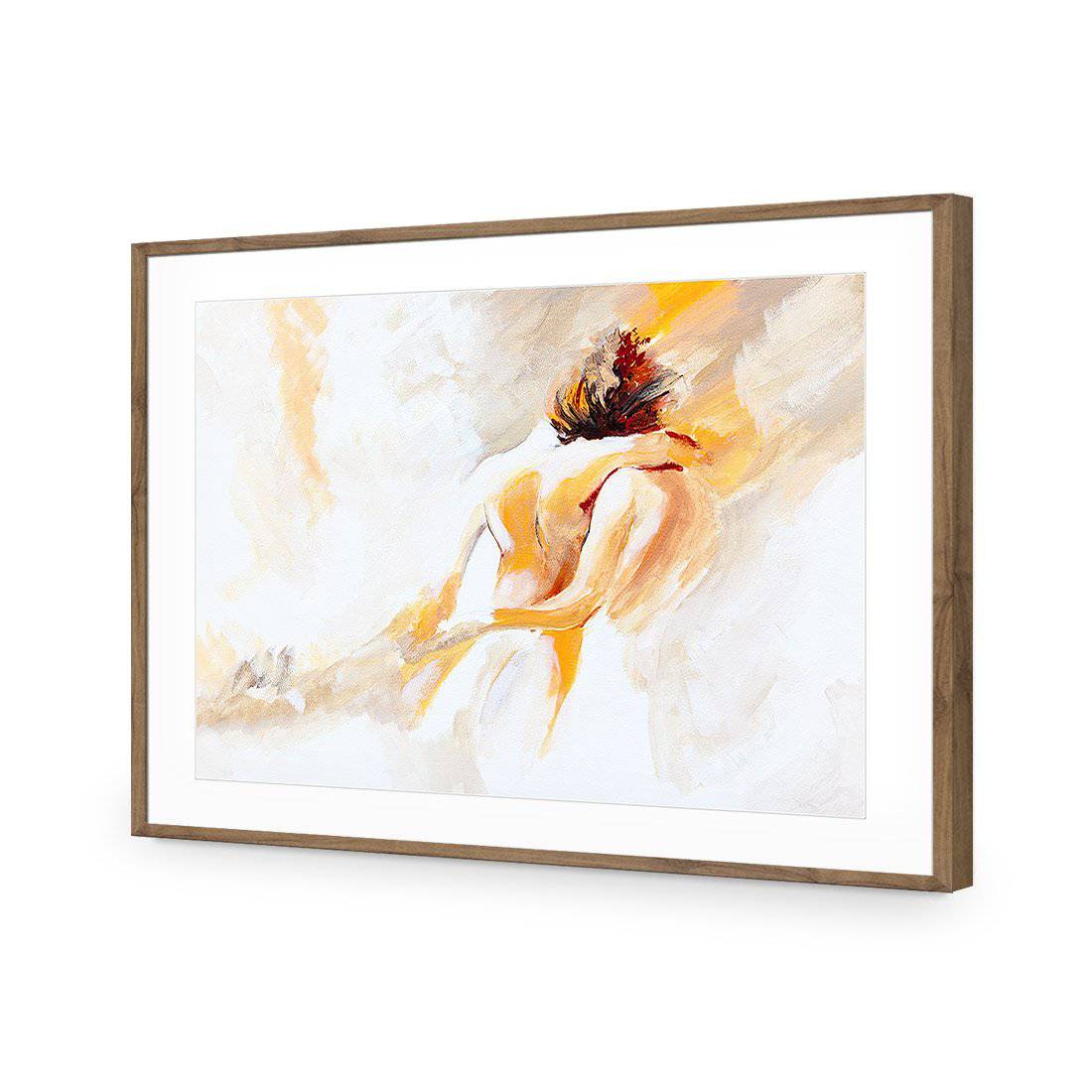 Naked Emotion-Acrylic-Wall Art Design-With Border-Acrylic - Natural Frame-45x30cm-Wall Art Designs