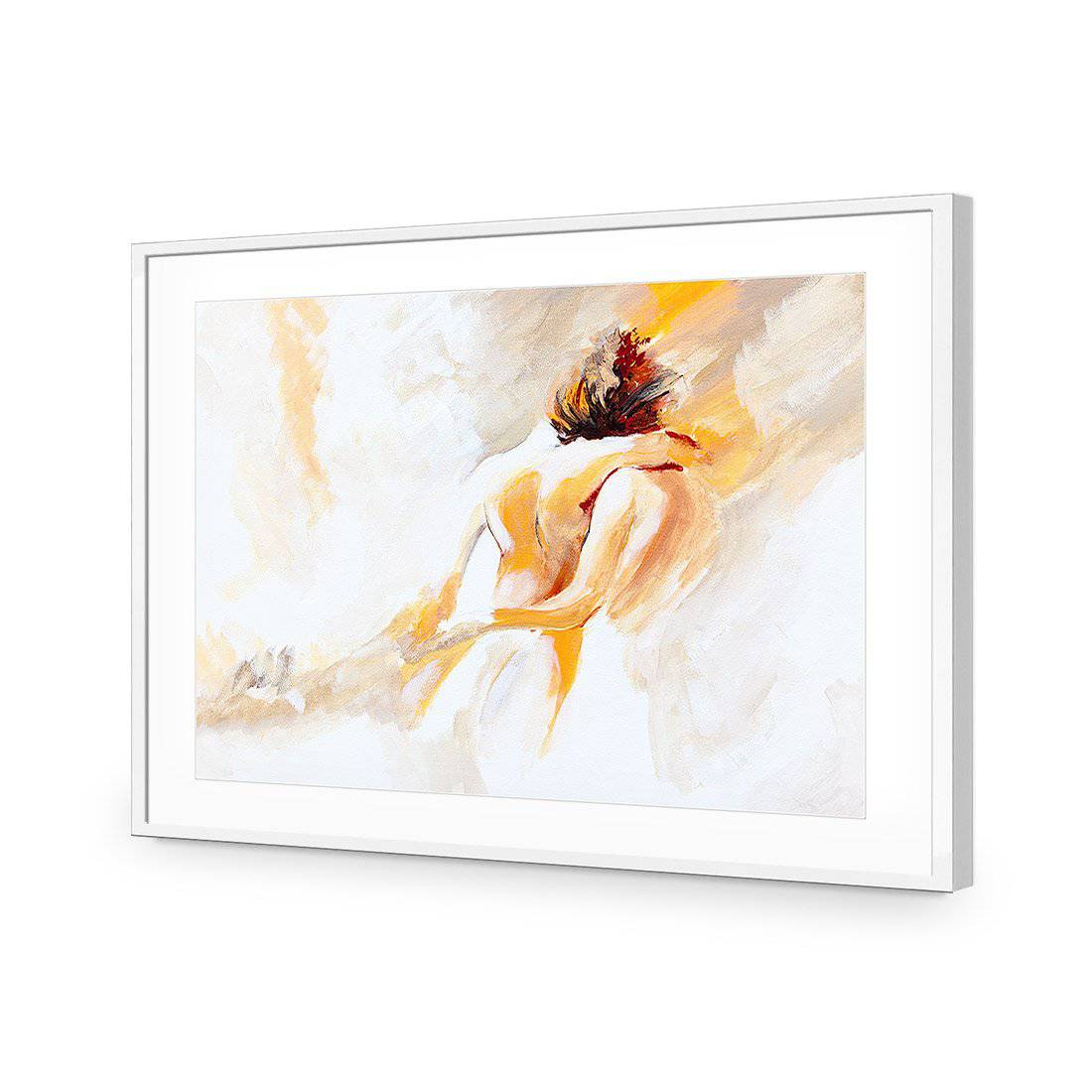 Naked Emotion-Acrylic-Wall Art Design-With Border-Acrylic - White Frame-45x30cm-Wall Art Designs