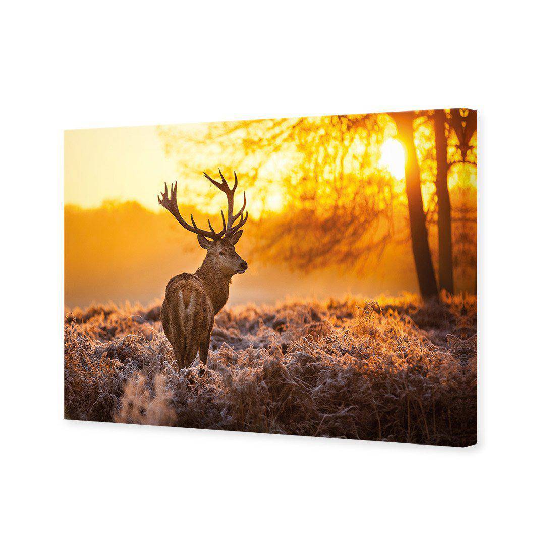 Sunset Deer Returns Canvas Art-Canvas-Wall Art Designs-45x30cm-Canvas - No Frame-Wall Art Designs