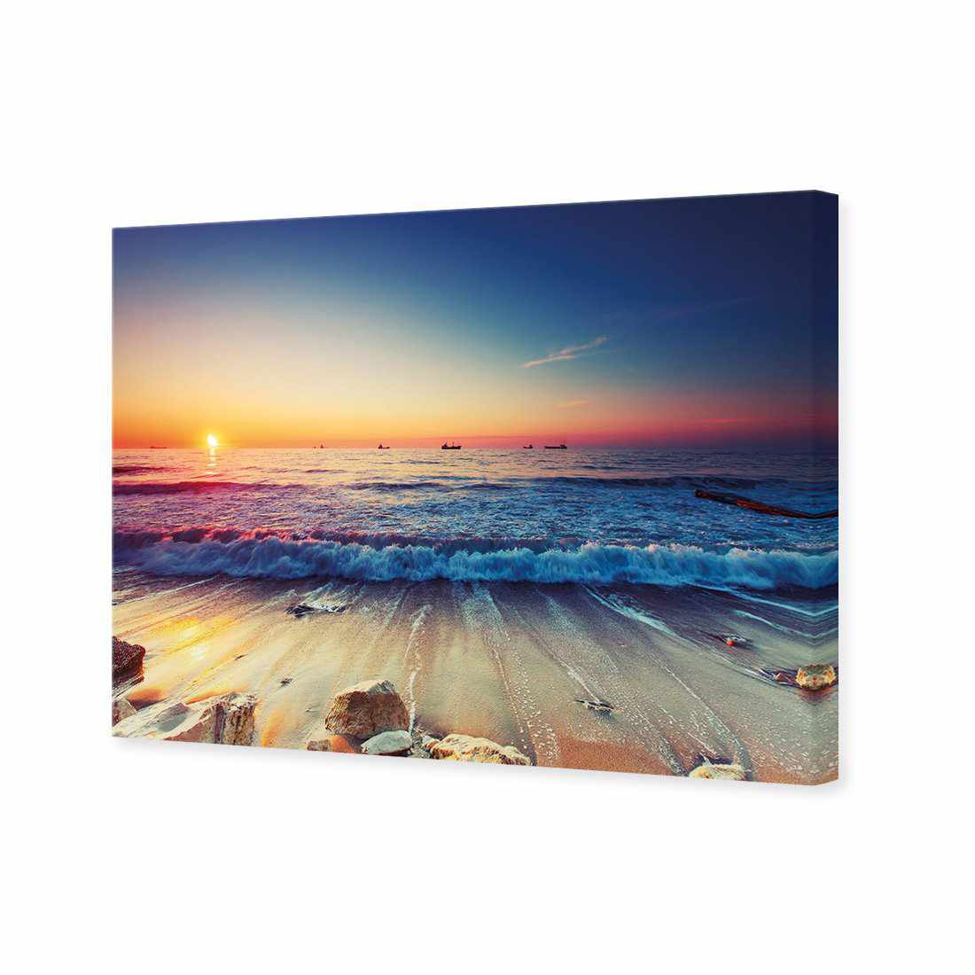 Sunset Tide Out Canvas Art-Canvas-Wall Art Designs-45x30cm-Canvas - No Frame-Wall Art Designs