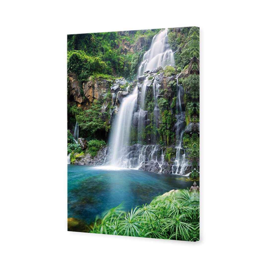 Waterfall Heaven Canvas Art-Canvas-Wall Art Designs-45x30cm-Canvas - No Frame-Wall Art Designs