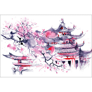 Temple Watercoloured
