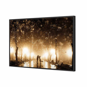 Park Of Romance | Classic Canvas | Floating Frame | Black