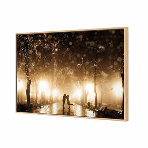 Park Of Romance | Classic Canvas | Floating Frame | Oak